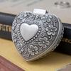 Vintage Flower Metal Jewelry Box Dustproof Ring Trinket Storage  Christmas Gift