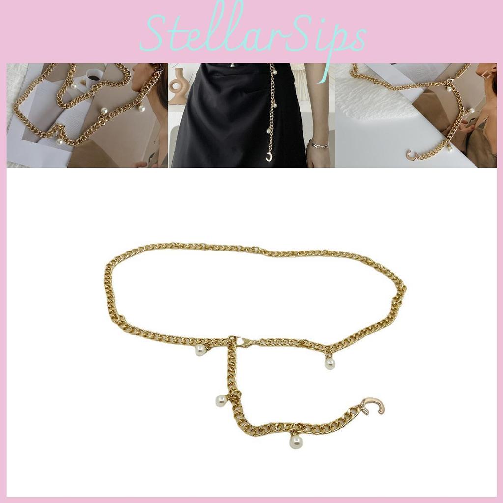 Trendy Summer Gold Metal Chain Waist Belt For Women Ideal For Chic Fashion
