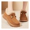 Cotton Shoes, Women's Fleece Thickened Boots, Bow Women's Boots, Cold-proof and Warm, Snow Boots, Fashionable and Versatile Booties