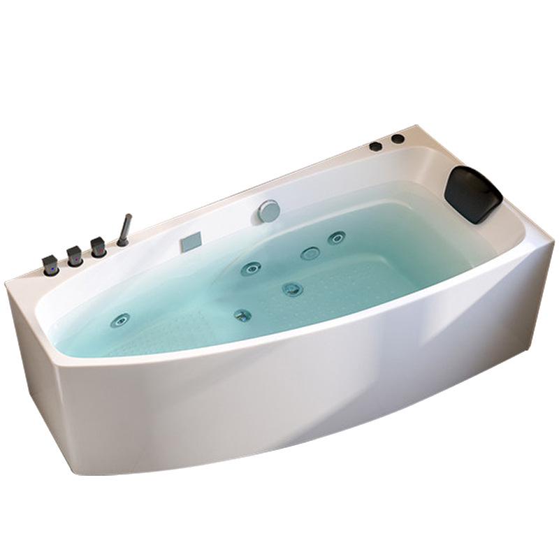Compact Acrylic Bubble Massage Bathtub: 1.2 to 1.7m, Ideal for Small Apartments, with Constant Temperature Feature