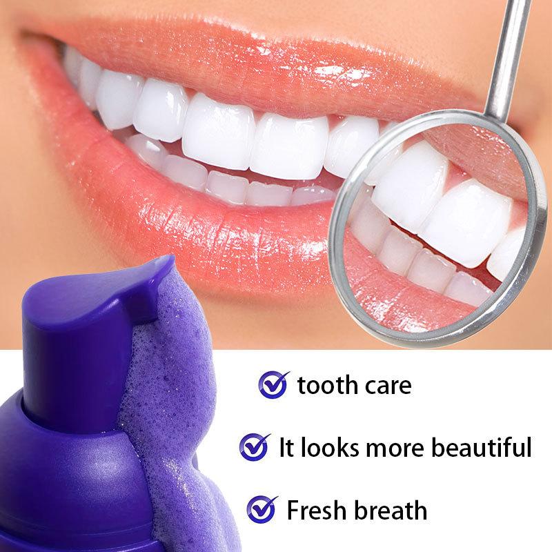 Purple V34 Toothpaste To Remove Oral Odor Purple Gel Teeth To Remove Yellow and Stains Toothpaste