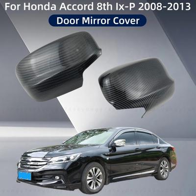Car Rearview Accessories Plated Chrome Carbon Door Mirror Covers Trim For Honda Accord 8th Ix-P 2008 2009 2010 2011 2012 2013