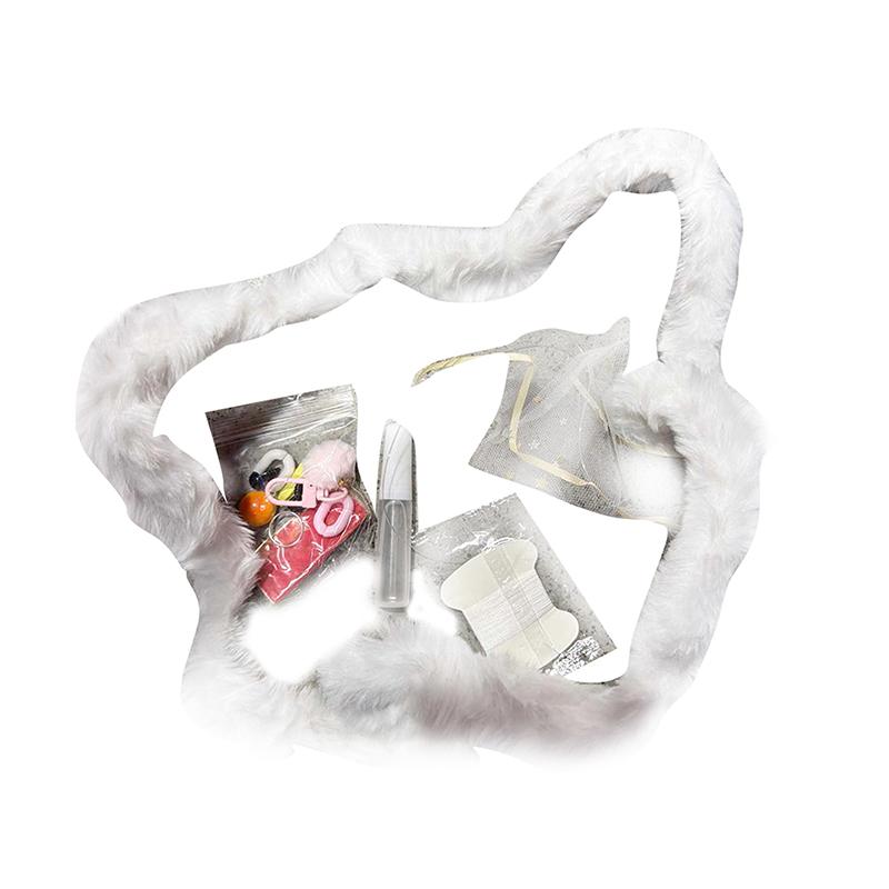 Kreatives DIY Handgefertigtes Anhänger Materialset Niedliche Hängedekoration Valentinstagsgeschenk für Freundin Modeaccessoires