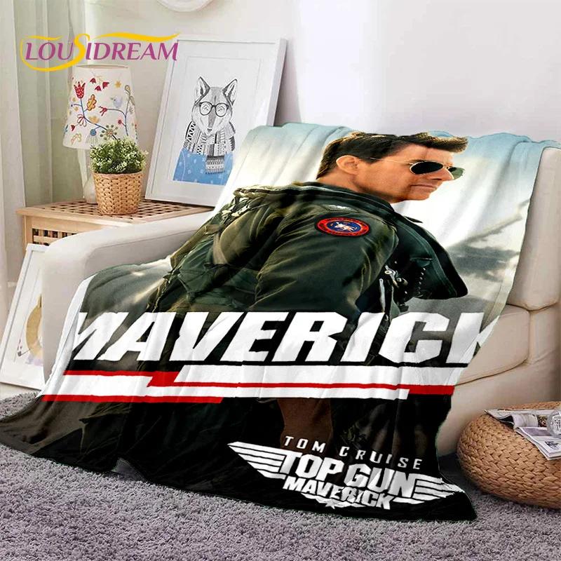Top Gun Sign Tom Cruise Fighter Soft Flannel Blankets,Throw Blanket Comfortable Blanket for Picnic Beds Sofa Home Bedroom Gifts