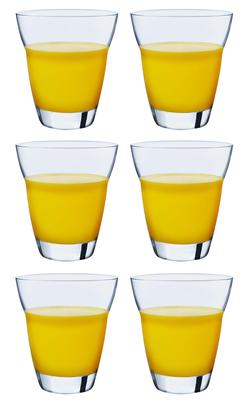 Toyo Sasaki Glass Tumbler Glass Soft Drink Tumbler 330ml Set of 6 Made In Japan Dishwasher Safe Unbreakable Glass Cup Coffee Glass Juice Glass