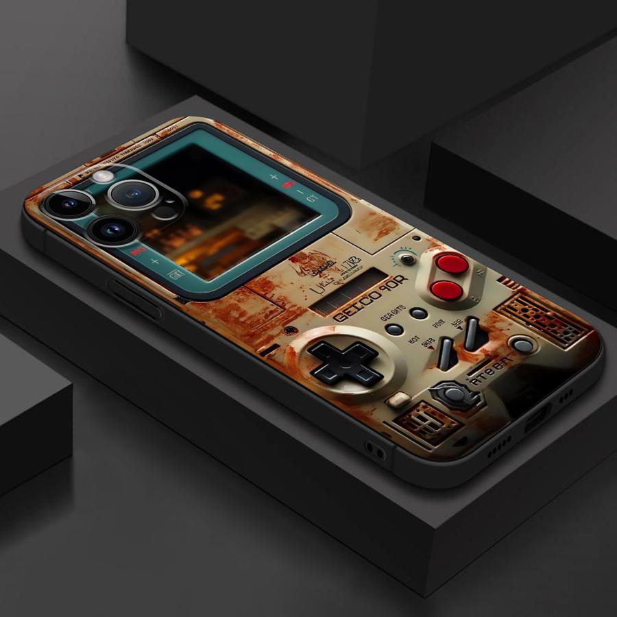Retro Gaming Console Phone Case for Google Pixel 6 Pro 9 Pro XL 7a 8 Pro 7 Pro 6a 8a Silicone Cover Back Funda Pixel 9 Pro XL