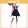 Poppy Playtime Lily Lovebraids Cosplay Dress For Girls With Flying Sleeves And Soft Polyester Fabric