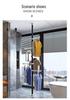 Punch-Free Telescopic Clothes Rack & Hanger for Space-Saving Storage