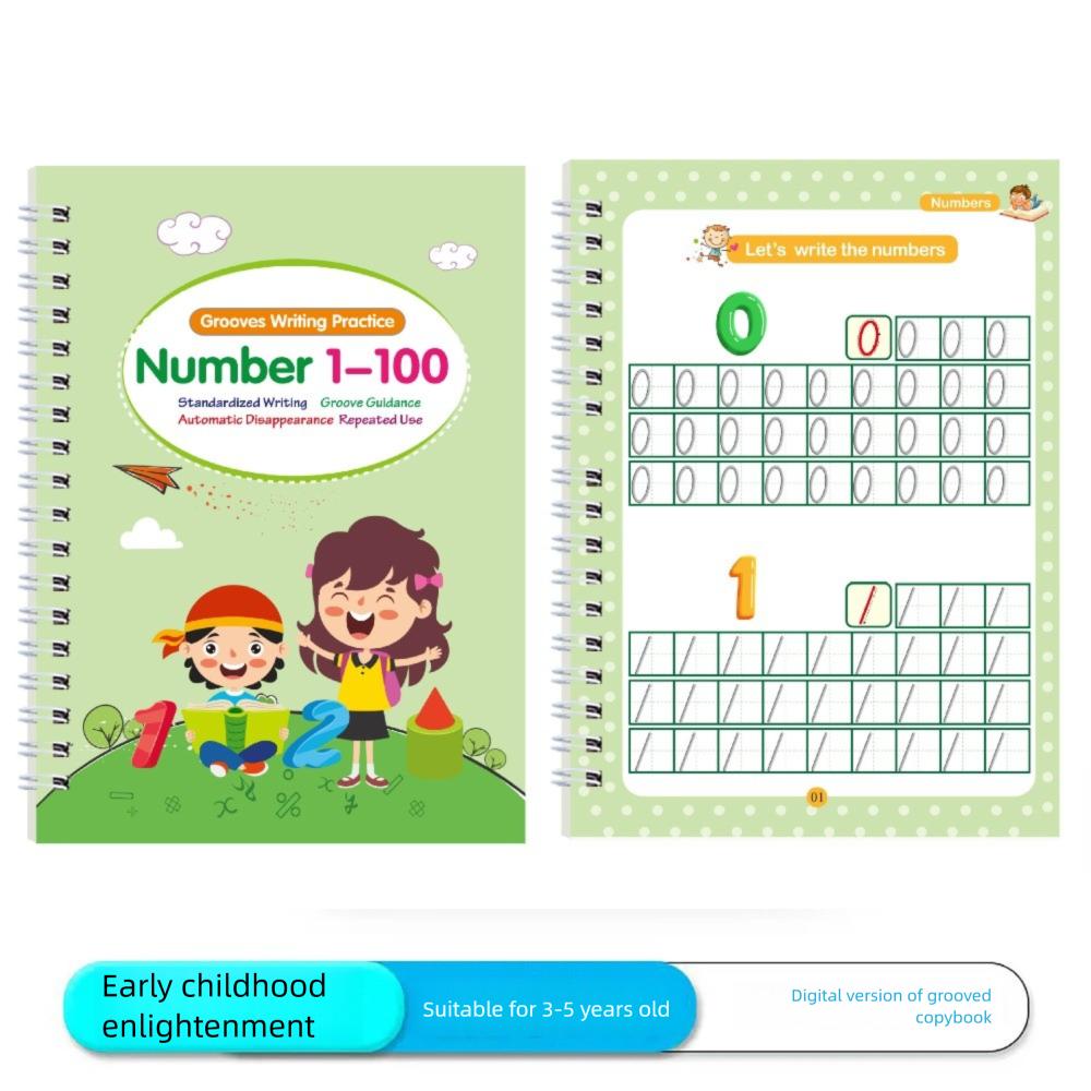 Portable English Letter Calligraphy Book Baby Enlightenment Writing Books