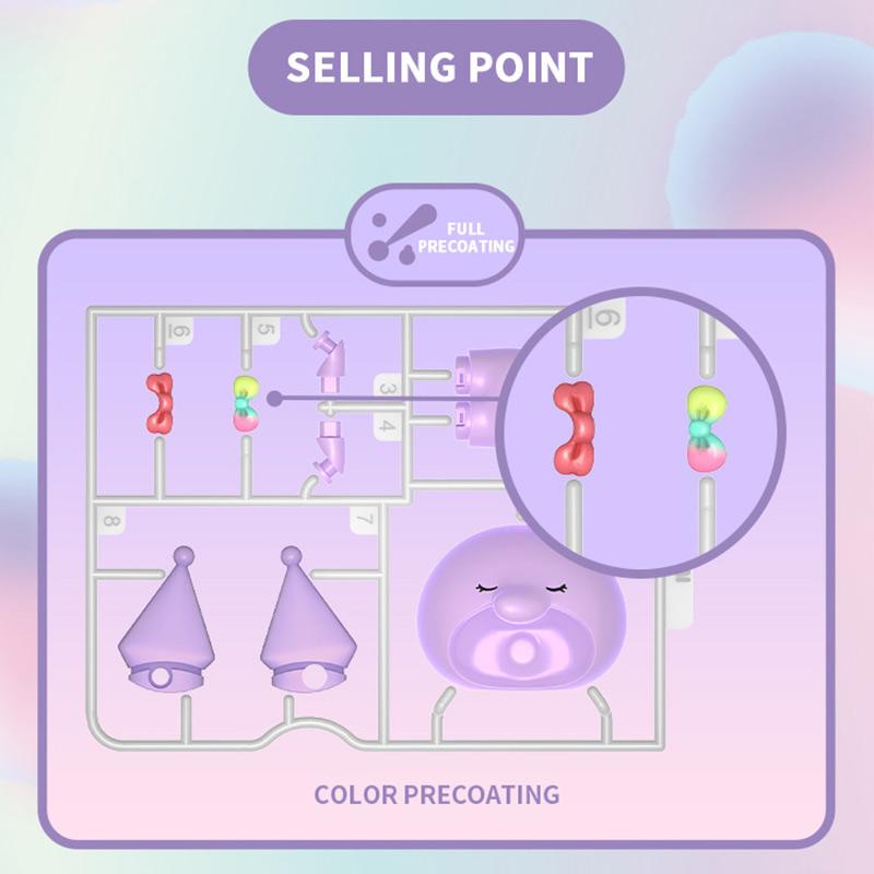 Blocos de Construção Série Sanrio Não Tóxicos Fofo Unicórnio Kuromi My Melody Cinnamoroll Hello Kitty Personagem de Anime Modelo de Tijolos Brinquedos para Crianças Presentes