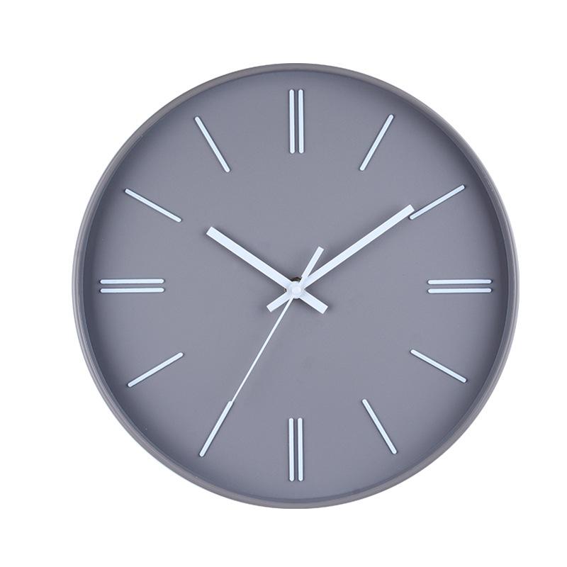 

Простые 12-дюймовые Электронные Бесшумные Часы Гостиная Дом Модные Настенные Часы Точное Время Путешествий Четкий Шрифт Кварцевые Часы brown-gray