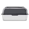 6 in Deep Cat Litter Box Odor-Free Litter Box with Filtering Foot Board