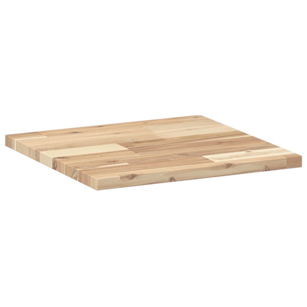 Square Table Top 40 x 40 x 2 cm Solid Acacia Wood
