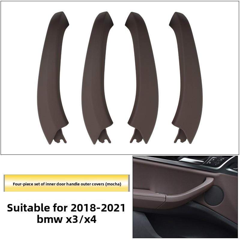 Popular Luxury Carbon Fiber Plastic Texture Car Interior Accessories Door Handle Trim for X3 G08/X4 G02