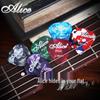 Alice Genuine Celluloid Picks: Ukulele, Electric Guitar & Wood Accessory Set