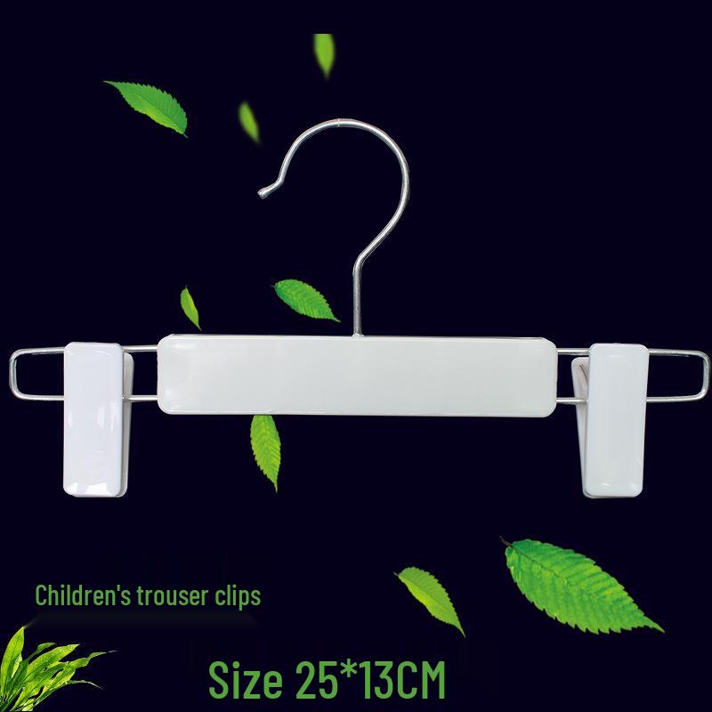 

Детские пластиковые зажимы для брюк - Белые вешалки для одежды