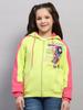 Girl Regular Fit Green Sweatshirt