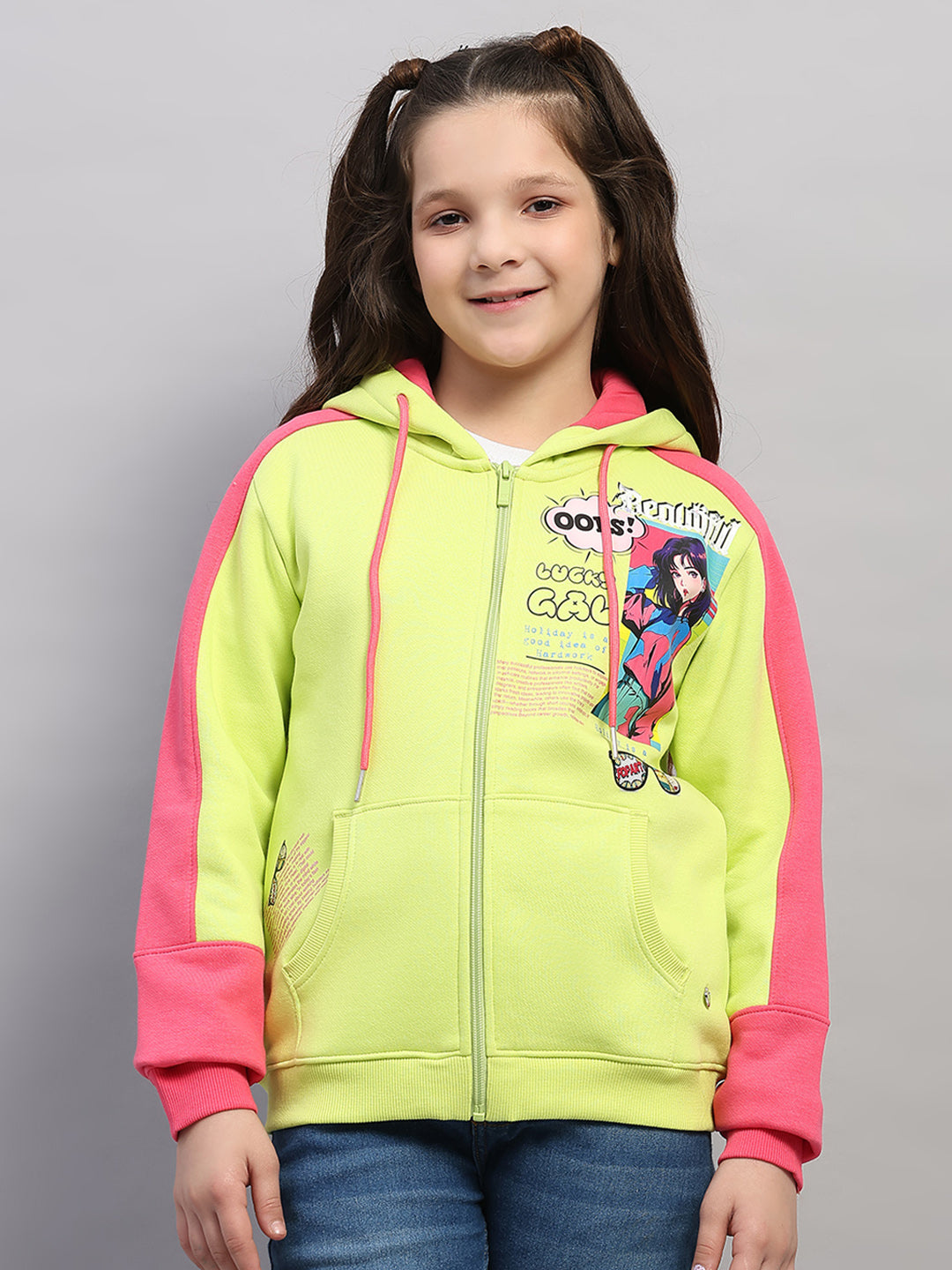 Monte Carlo Girl Regular Fit Green Sweatshirt 4-5 Years зелёный