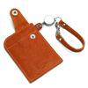 AGILITY affa "Seek" Pass Case with Reel, Holds 2 IC Cards, Made in Japan with Genuine Cowhide Leather