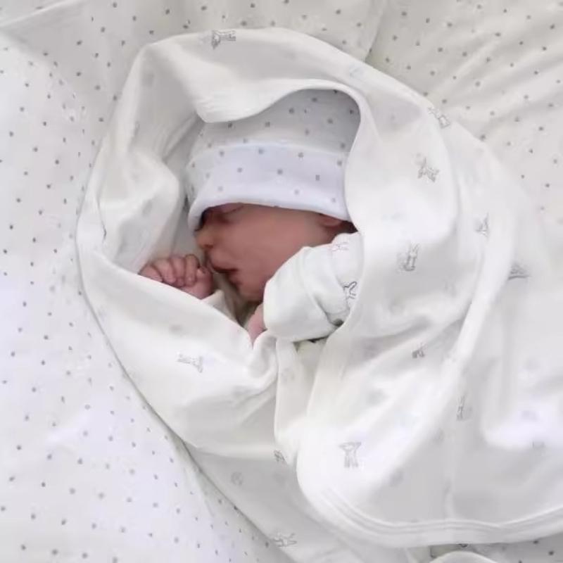 Reborn Lalka 18 Calowa Realistyczna Bebe Darren Delikatnie Malowana Pełny Winylowy Korpus Recyklingowa Lalka Niemowlęca Towarzysz do Zabawy dla Dzieci Zabawka Muppet Prezent Świąteczny dla Dziecka