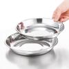 Huihuang 304 Stainless Steel Round Shallow Dinner Plate