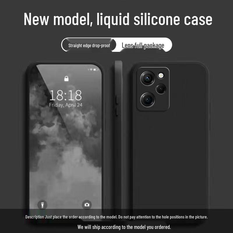 Redmi Note 12 Pro Extreme Edition Solid Color Liquid Silicone Drop-Proof Phone Case