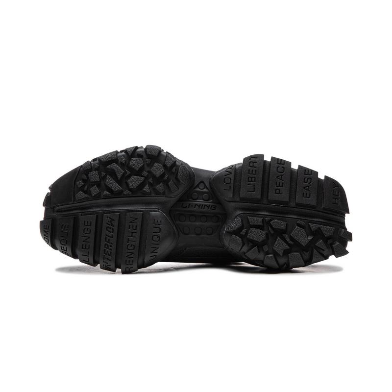 Li Ning Outdoor CF Tracing, Waldumgebung Outdoor Wanderschuhe Damen Nachtschwarz AHCW028-2