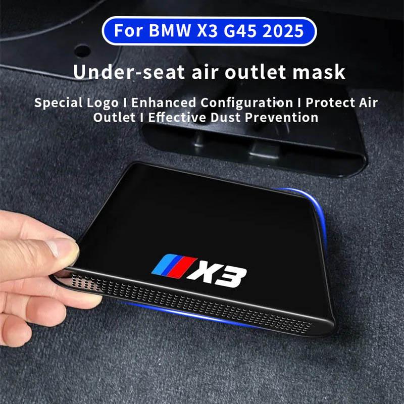 EAJN6 For BMW X3 G45 2025 Car Air Outlet Protectionseat Lower Air Outletprotection Cover Interior Accessories