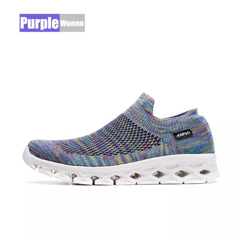 Big Size 46 45 Unisex Breathable Socks Casual Shoes Outdoor Sports Socks Running Sneakers Non-Slip No Lace Walking Shoe