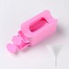 1PC Double Layer Nail Glitter Powder Recycle Box Nail Tool Dust Collector Sequin Rhinestone Container Holder Manicure Storage Case