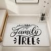 modern word art fashion family LOVE Home Bedside Rug Kitchen Bath Floor Mat Hallway Balcony Carpet Entrance Doormat hogar Decor