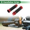 Motoforti Universal Motorcycle Hand Grips Cover Rubber Aluminum Alloy Handlebar Cover for Motorcycle Scooter Bicycle ATV 1pair