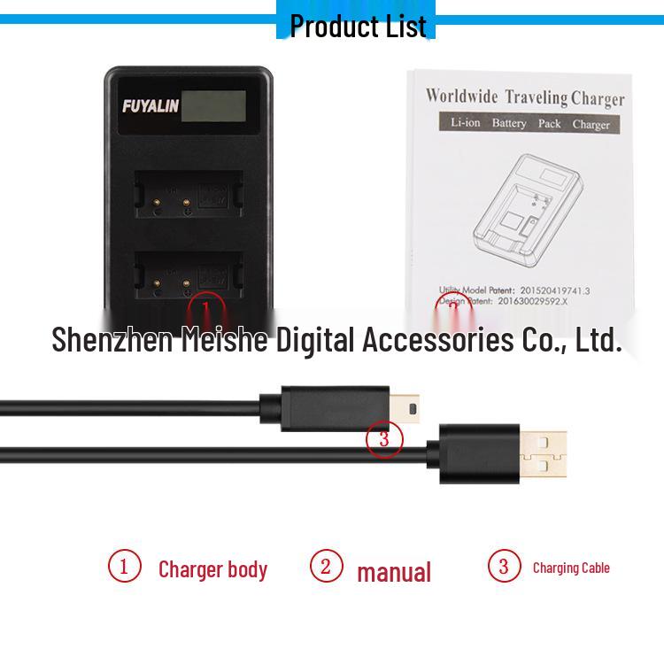 FUYALIN LPE17 Charger for EOS RP 77D 800D 760D 750D M6 Cameras