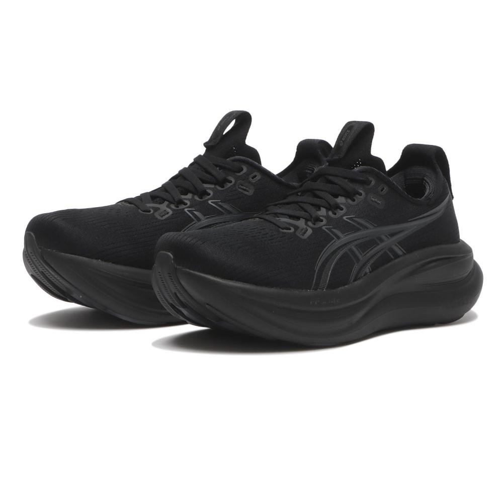 Asics W Gel Nimbus 28 Black Grey 1012b899.001 Black Grey