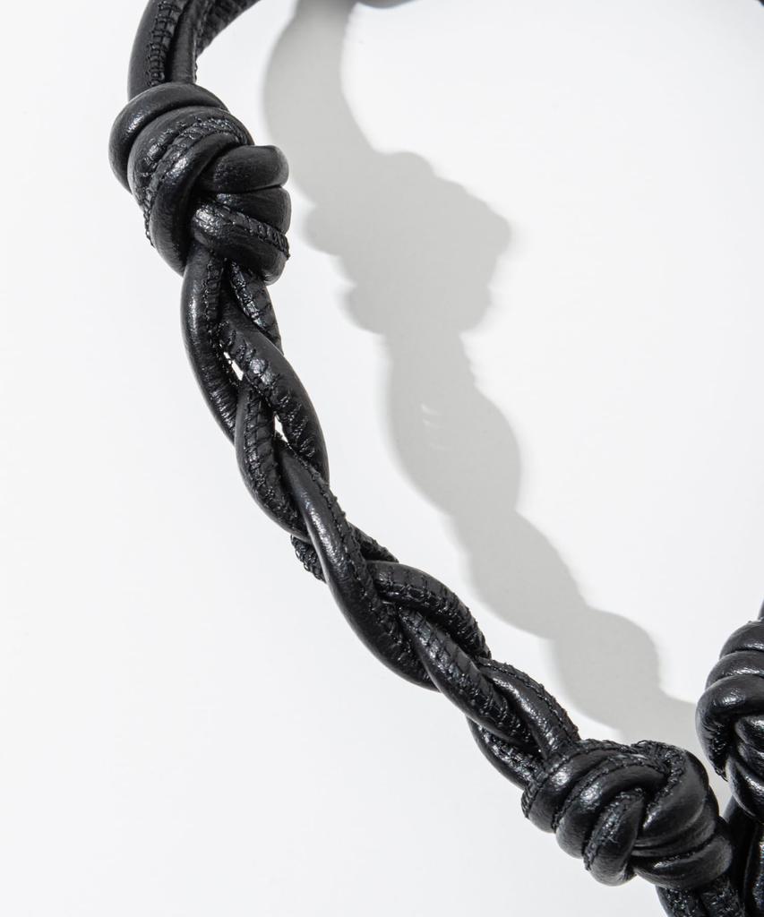 Jil Sander Tangle Keyring Black, One Size, J26VL0008P5452