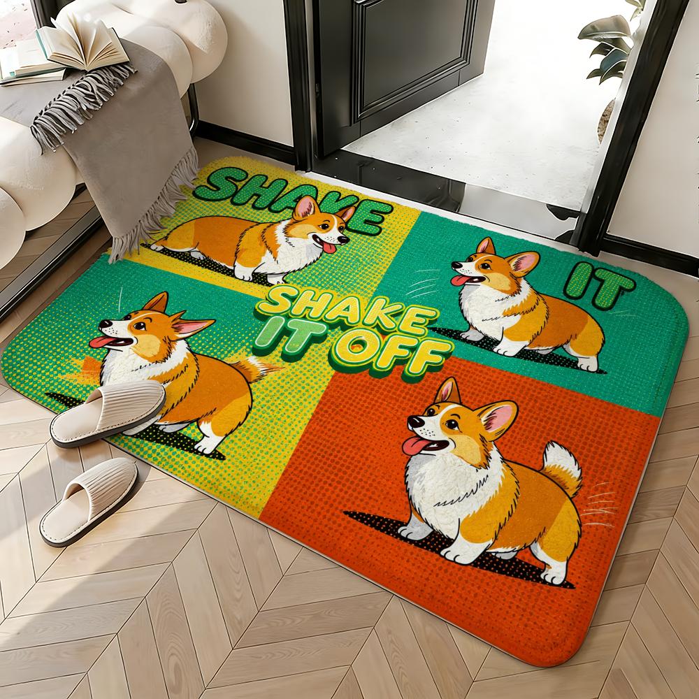 Soft Absorbent Non-Slip Rug Shake It Off Floor Mat Home Decor Doormat Bedroom Floor Mat Shower Carpet