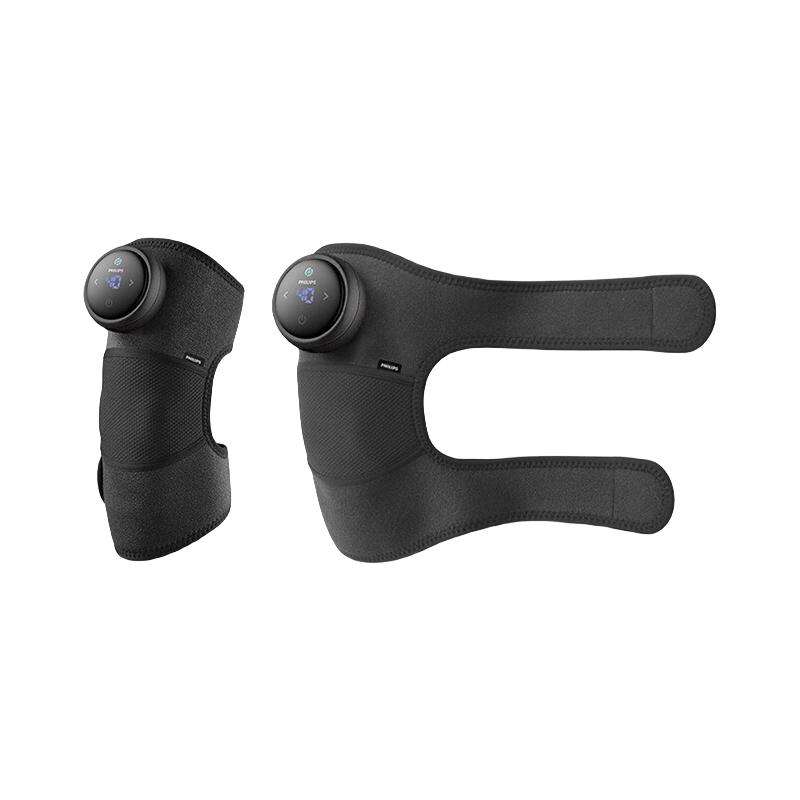 

Philips Массажер для колена PPM5302 5-уровневый термотермический компресс 34–46 см* Эластичная волшебная лента Подходит для всей семьи, легко носить и снимать. чёрный