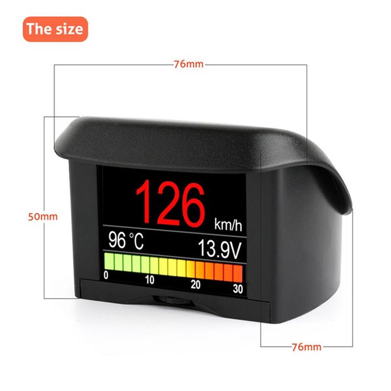 SXR-Car Digital Speedometer Car Display Trument A202 OBD2 OBD2 Head-Up Display Trip Display Speed