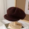 Wool Beret Autumn Winter Hats For Women Retro Painters Cap Trendy New Fisherman Cap Elegant Newsboy Cap