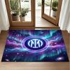 Borussia Dortmund Design Crystal Velvet Rug Soft Decorative Mat for Bedroom Entrance