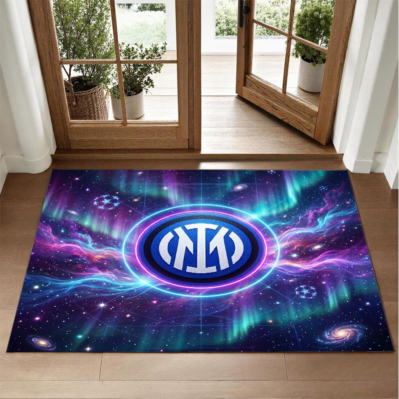 Borussia Dortmund Design Crystal Velvet Rug Soft Decorative Mat for Bedroom Entrance