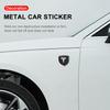 1pcs Metal Car Badge Body Trunk Emblem Decor 3D Sticker For Tesla Model 3 S X Y Style Roadster Invader Coil Mod WYE K80