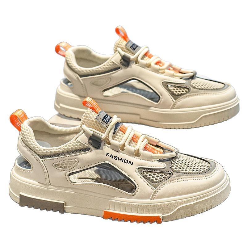 Hollow board shoes mesh breathable frame shoes 22 summer sports comfortable daily leisure sub