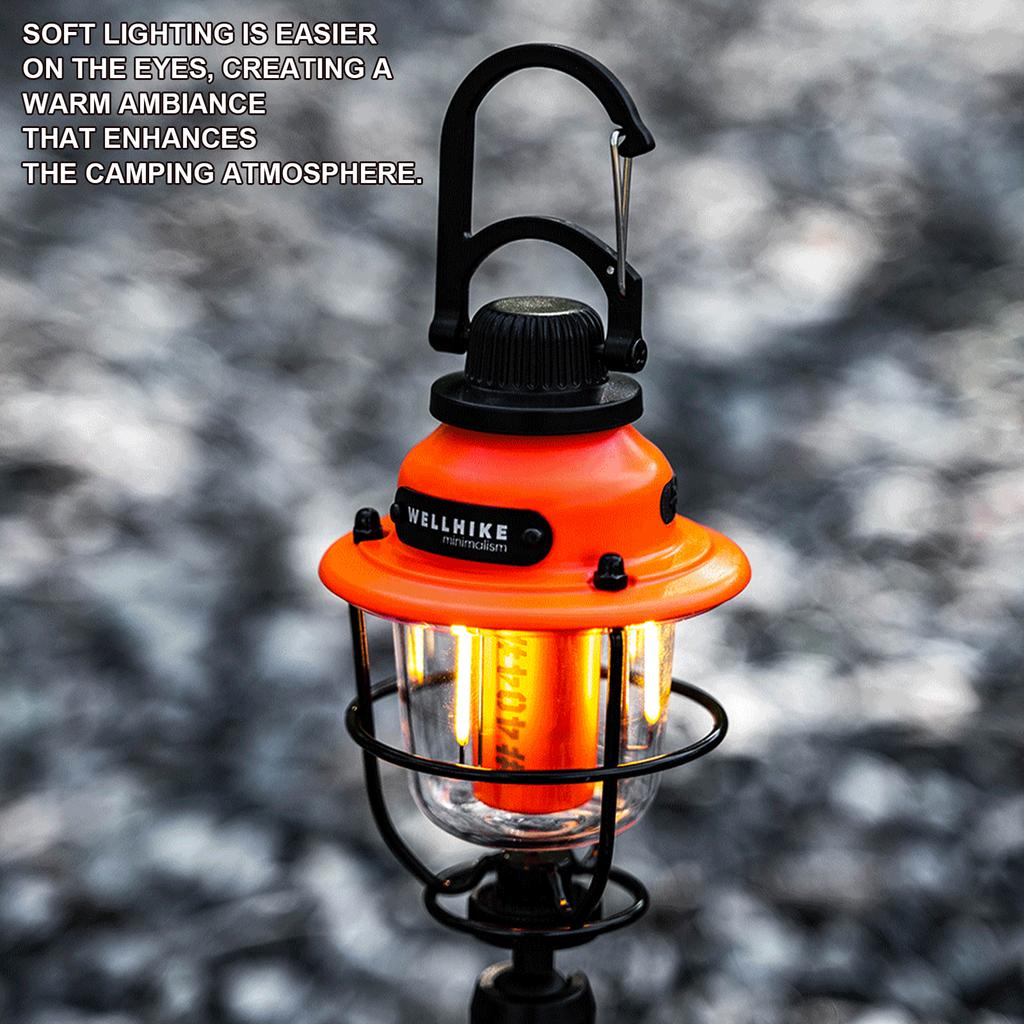 Pinecones Camping Lights with Hook Rechargeable Tent Light IPX4 Waterproof 2000mAh Battery for Outdoor Emergency Fishing Hiking