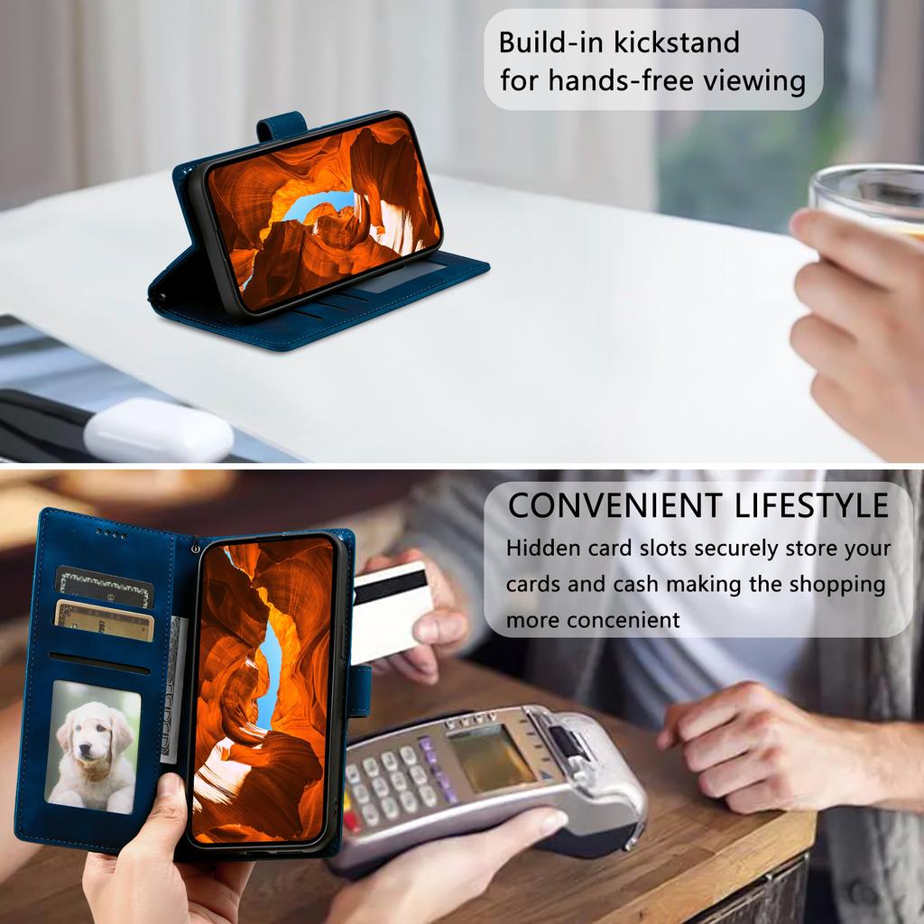 Pro Motorola Moto G86 5G Pouzdro S Potiskem Totemu Kožený Kryt na Telefon Peněženka s Poutkem na Ruku