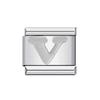 26 English A-Z Letter Name Custom Silver Color 9mm Link Charms Italian Stainless Steel Bracelet DIY Jewelry Making Hand Chain