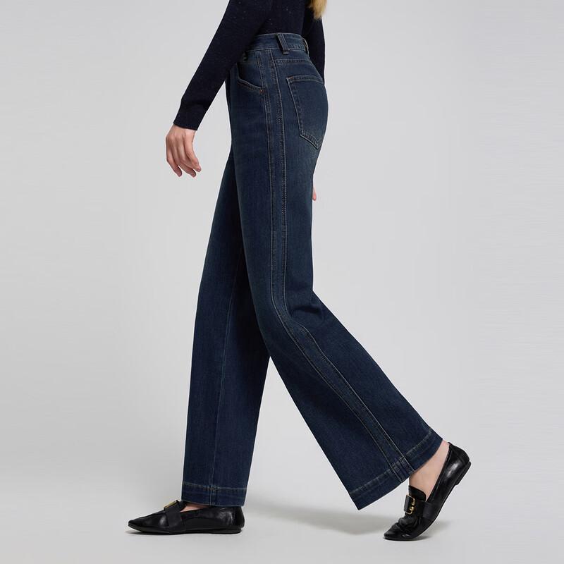 Shetu High-Waist Retro Wide-Leg Jeans