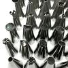 Pack of 48 Cake Piping Tips Stainless Steel Pastry Cupcake Icing Nozzles Tools Professional Beginner for Household Bakery