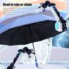 Redleaf LED Light Flashlight Fully Automatic Folding Business Umbrella Two Reinforced Umbrella Ribs Heat Insulation Antisunburn