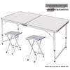 Portable Outdoor Folding Table & Chairs for Street Vendors and Camping